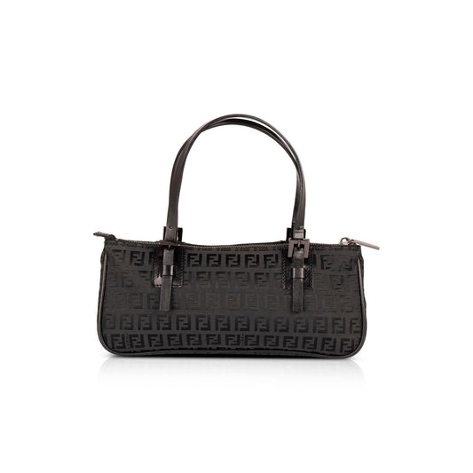 Fendi Vintage Small Zucchino Handle Bag