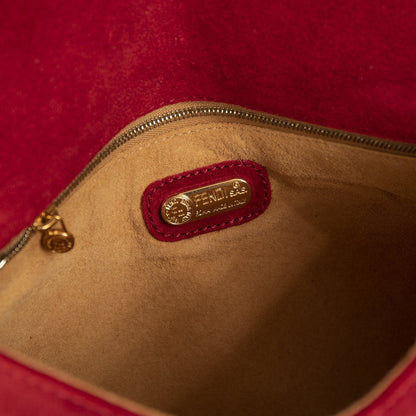 Fendi Vintage Suede Crossbody Bag