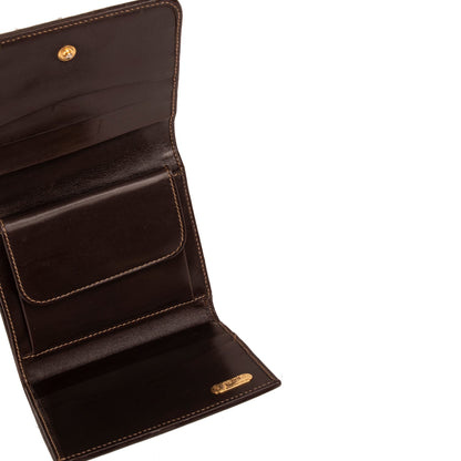 Fendi Vintage Zucca FF Logo Compact Wallet