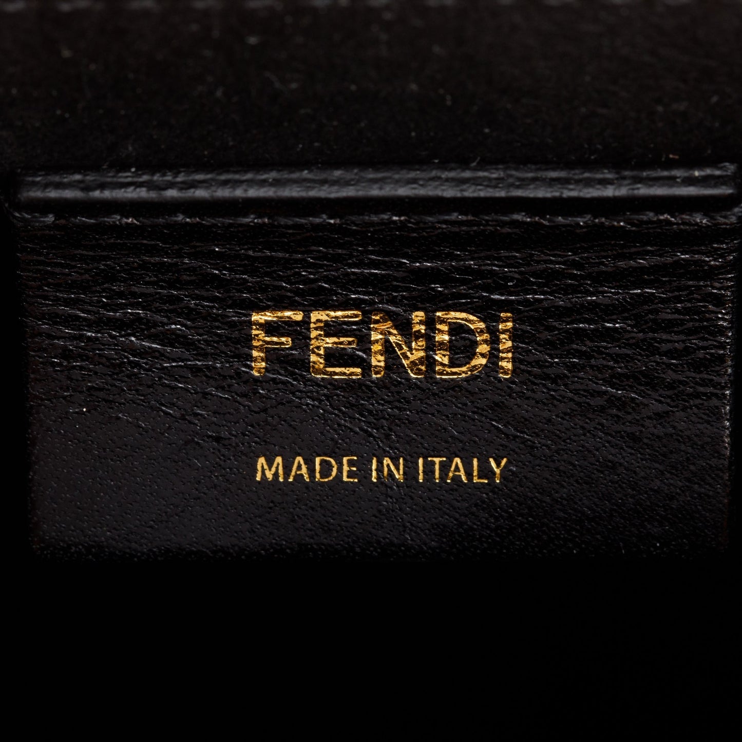Fendi Yellow Vitello Leather Vertical Box Shoulder Bag