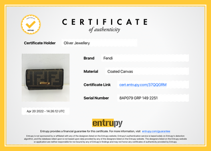 Fendi Zucca 6 Key Case
