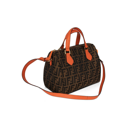 Fendi Zucca Boston Bag
