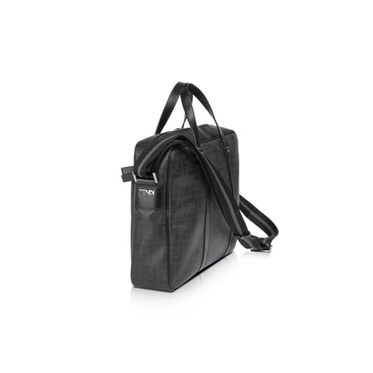 Fendi Zucca Coated Canvas Briefcase