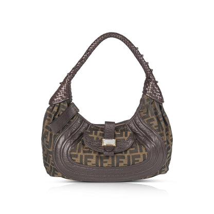Fendi Zucca Spy Hobo