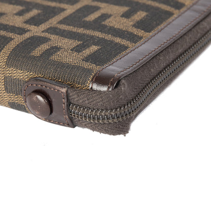 Fendi Zucca Zip Agenda