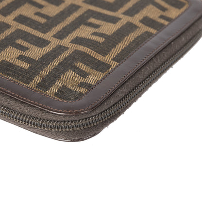 Fendi Zucca Zip Agenda