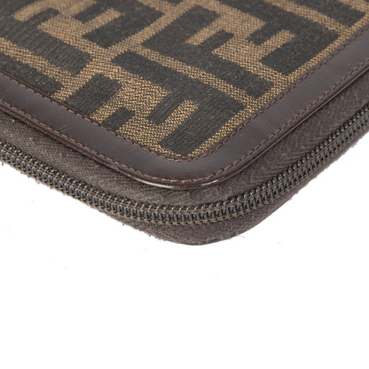 Fendi Zucca Zip Agenda