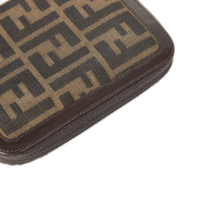 Fendi Zucca Zip Agenda