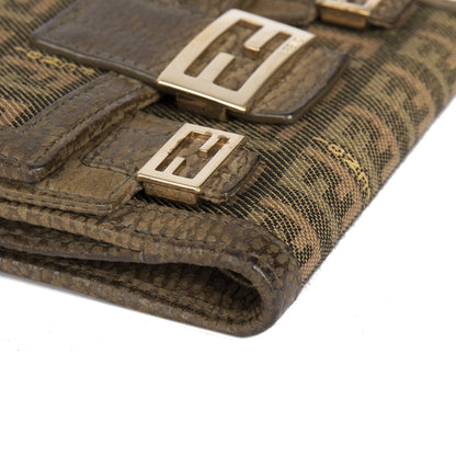 Fendi Zucchino Compact Wallet
