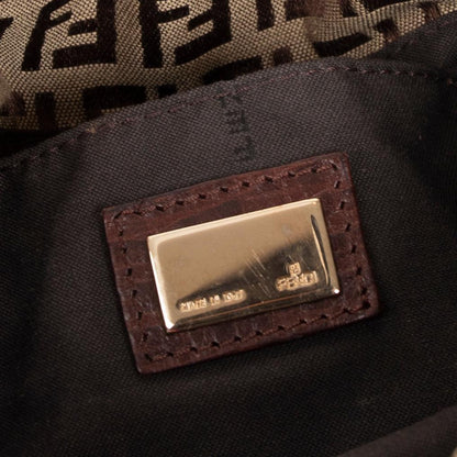 Fendi Zucchino Mini Mama Baguette Bag