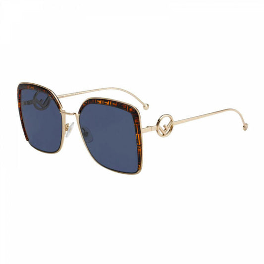 Fendi FF Blue Lens Sunglasses