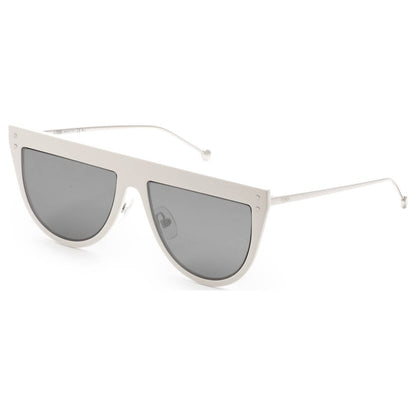 Fendi White Mirrored Sunglasses