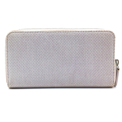 CHANEL Long Wallet Purse Tweed, Leather Pink type Cruise line Deauville