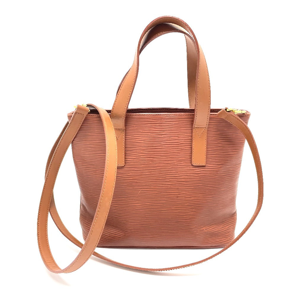 FENDI Handbag leather Brown FF logo Handbag Women