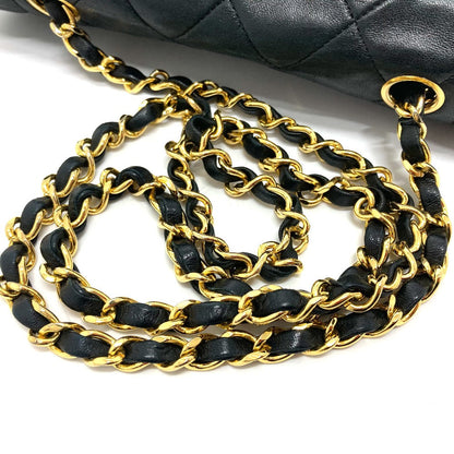 CHANEL Shoulder Bag lambskin black CCCOCO Mark Diana 22