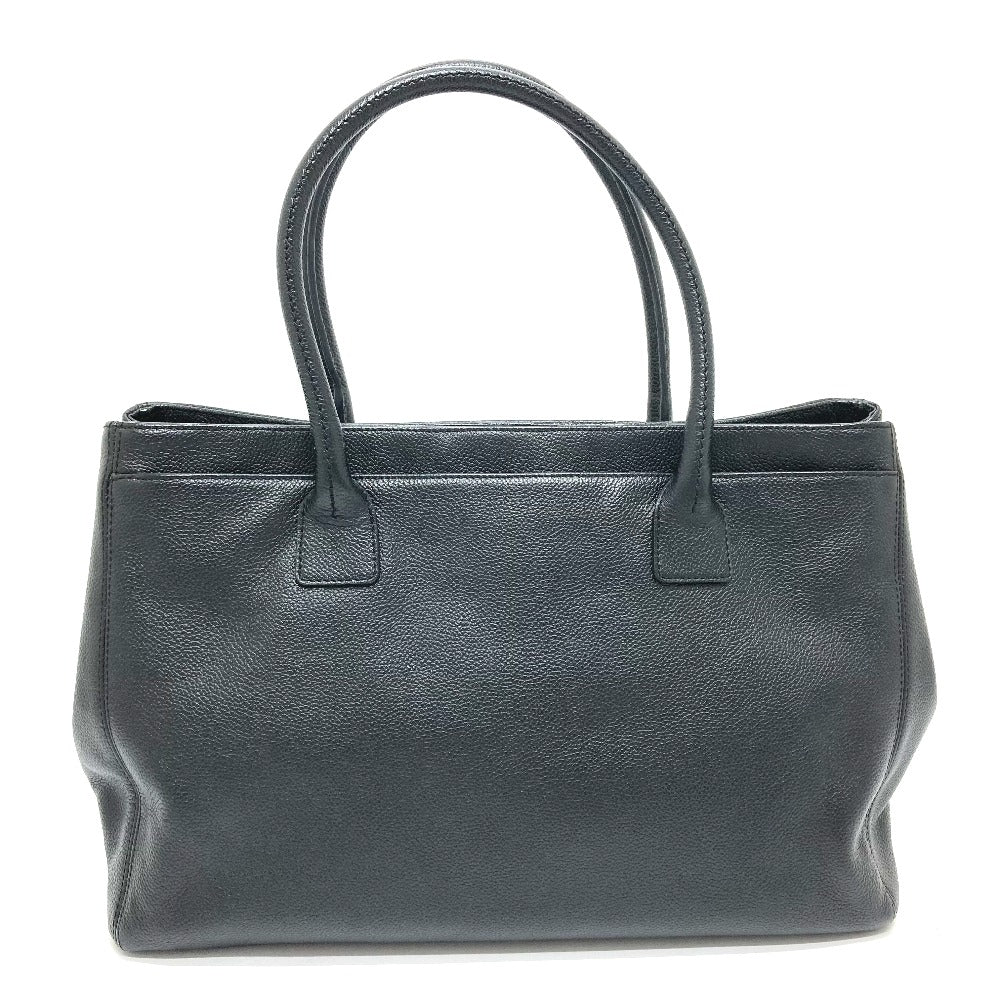 CHANEL Tote Bag A29292 leather black Executive Handbag Women