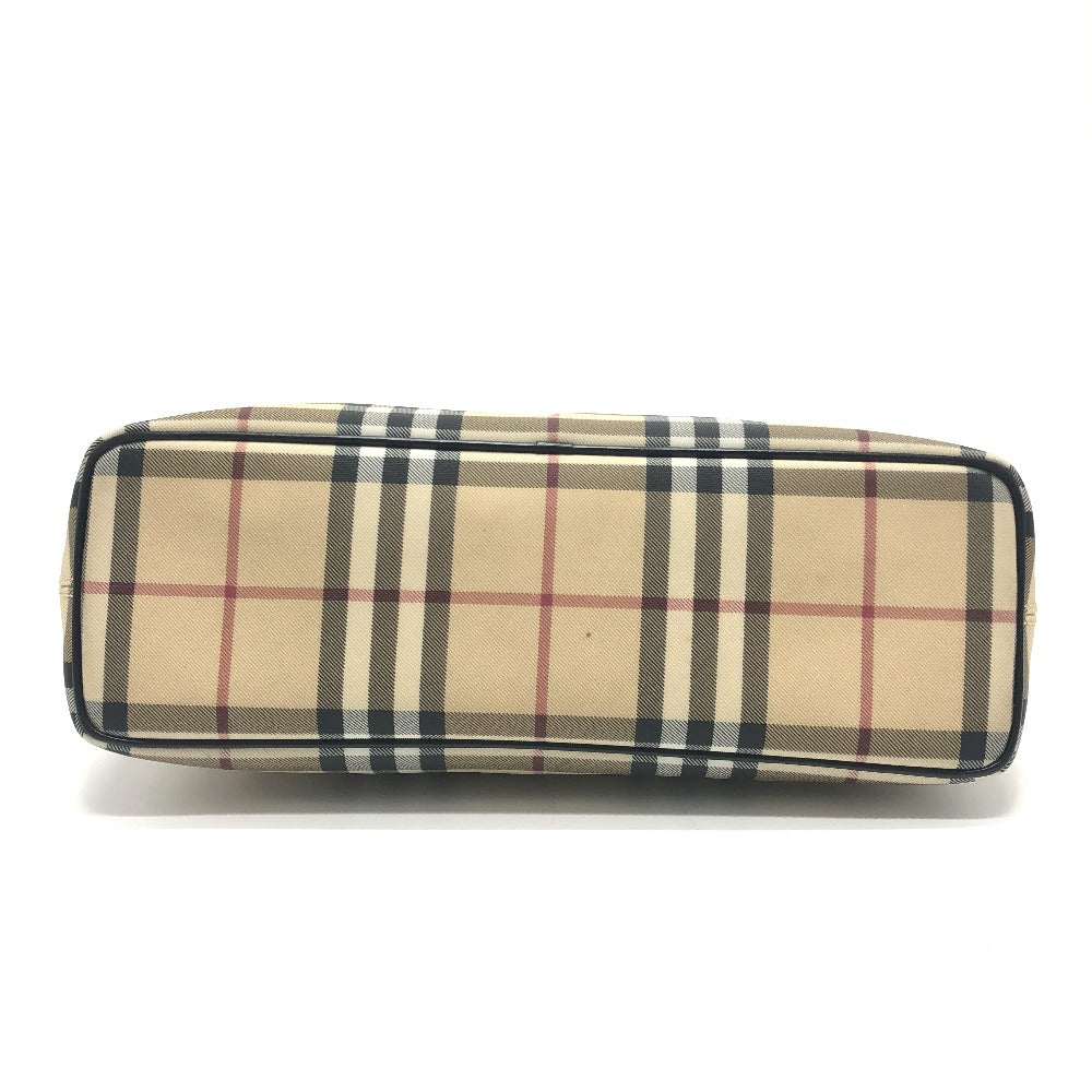 BURBERRY Tote Bag PVC / Leather beige check