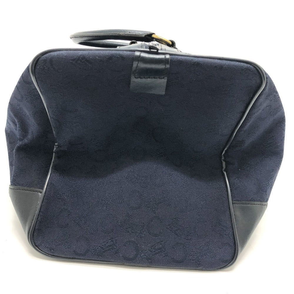CELINE Boston Duffel bag Canvas / leather Navy C Macadam Carriage vintage Women