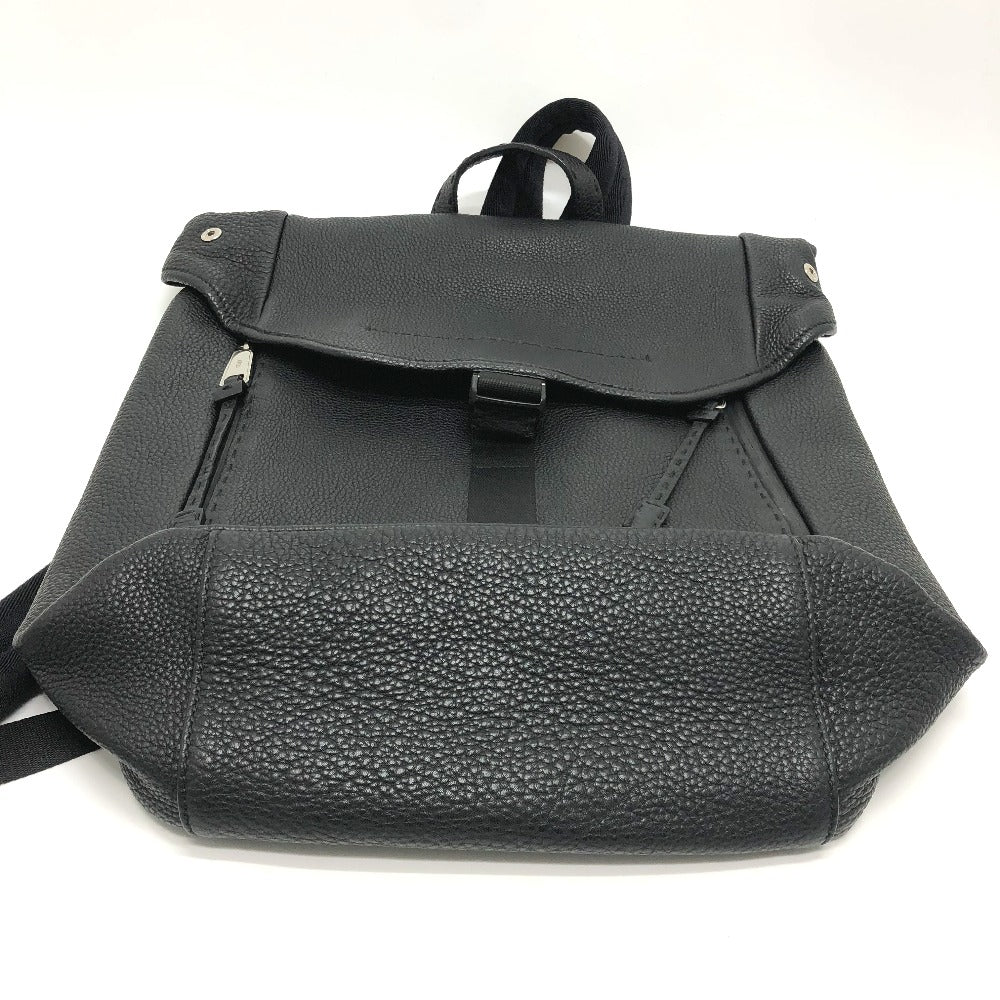 FENDI Backpack 7VZ011 leather black Backpack mens