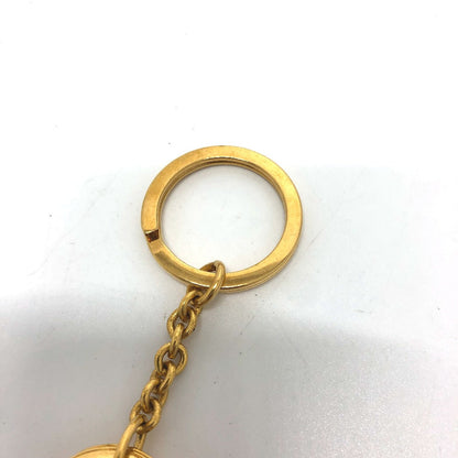 Christian Dior key ring metal gold Accessory Lady Dior Women