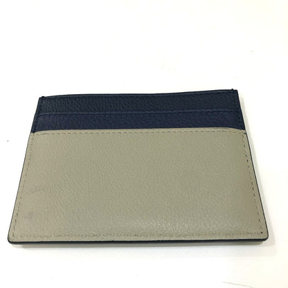 DIOR HOMME Card Case 06-BO-0115 leather Navy CD logo Business Card Holder Pass Case mens