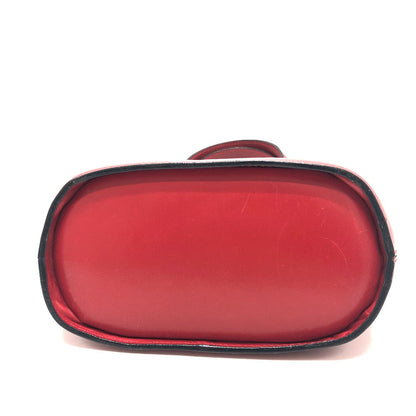 CELINE Handbag leather Red Mini tote Women