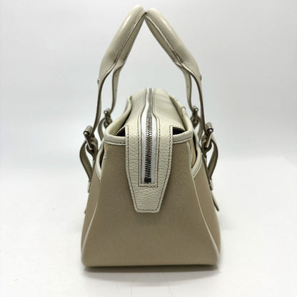 BURBERRY Handbag Nylon beige check Mini Boston Duffel bag Women
