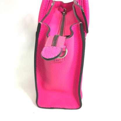 CELINE Handbag 189243 leather pink Tote Bag Bag Crossbody luggage nano shopper Women