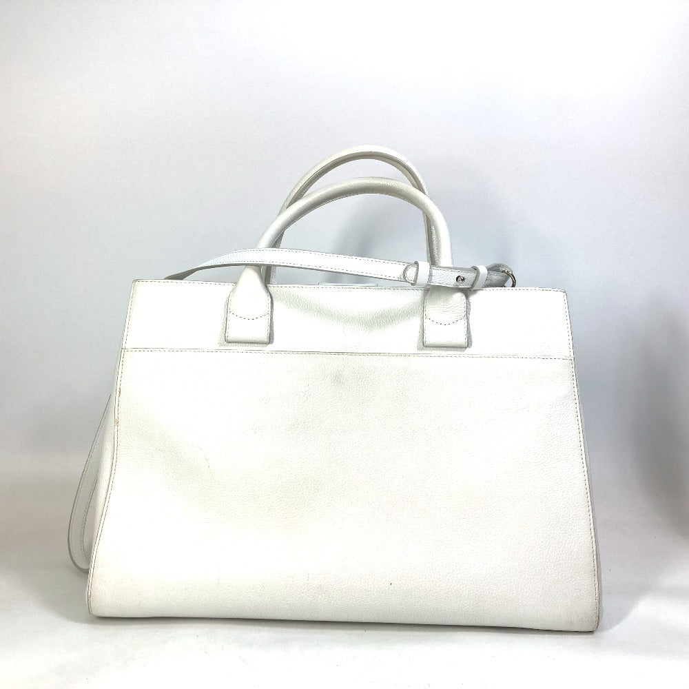 CHANEL Handbag A69931 Caviar skin white CC COCO Mark neo executive large