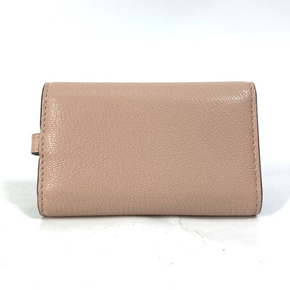 Dior Key case Key holder  S5695CCEH leather pink saddle Key case Key holder 4-row Women