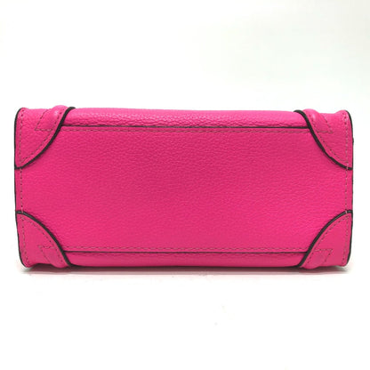CELINE Handbag 18924 leather pink Luggage mini shopper Women