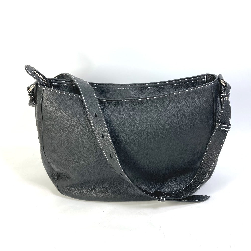 Dior Shoulder Bag 1ADHO023UL leather black Oblique saddle soft bag Women