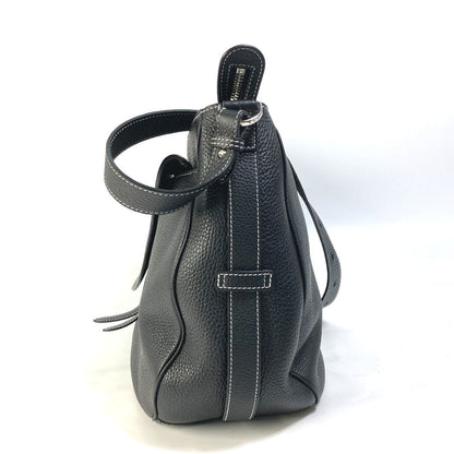 Dior Shoulder Bag 1ADHO023UL leather black Oblique saddle soft bag Women