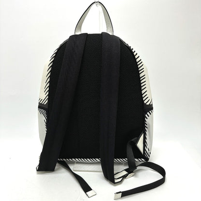 FENDI Backpack 7VZ042 Canvas / leather white Joshua Vides California Sky Backpack mens