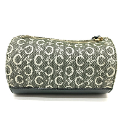 CELINE Pouch canvas khaki C Macadam unisex(Unisex)