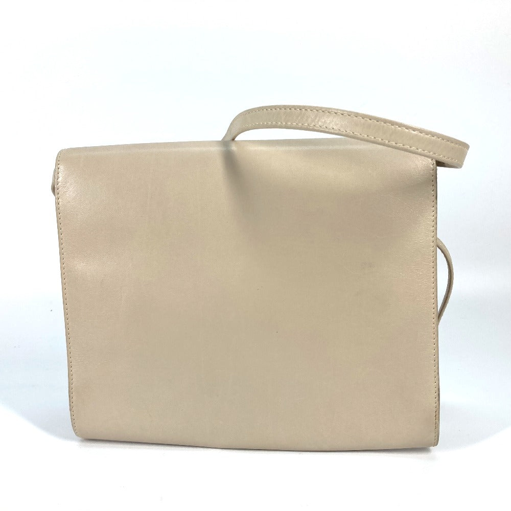 CELINE Shoulder Bag leather beige Pochette bag Crossbody Triomphe Women