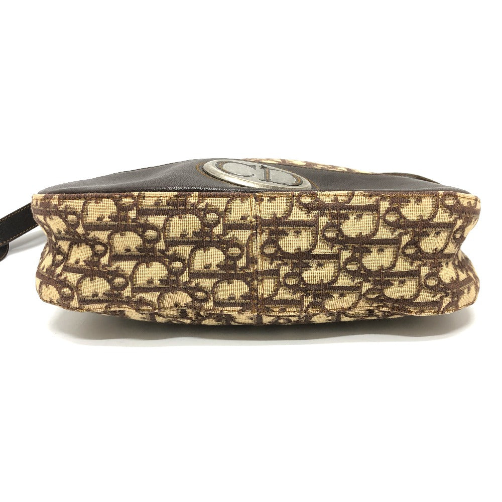 Christian Dior Shoulder Bag Canvas / leather Brown Trotter Women