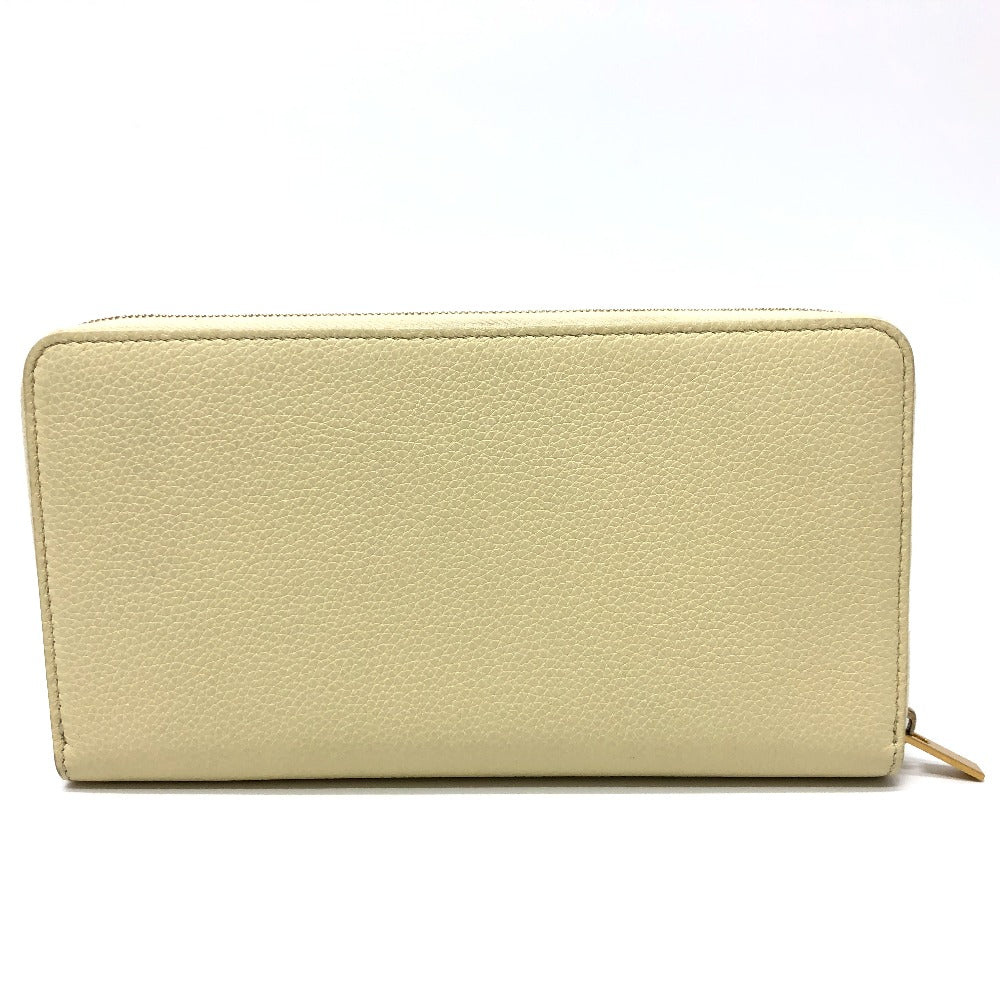 CELINE Long Wallet Purse leather Beige type Long wallet Women