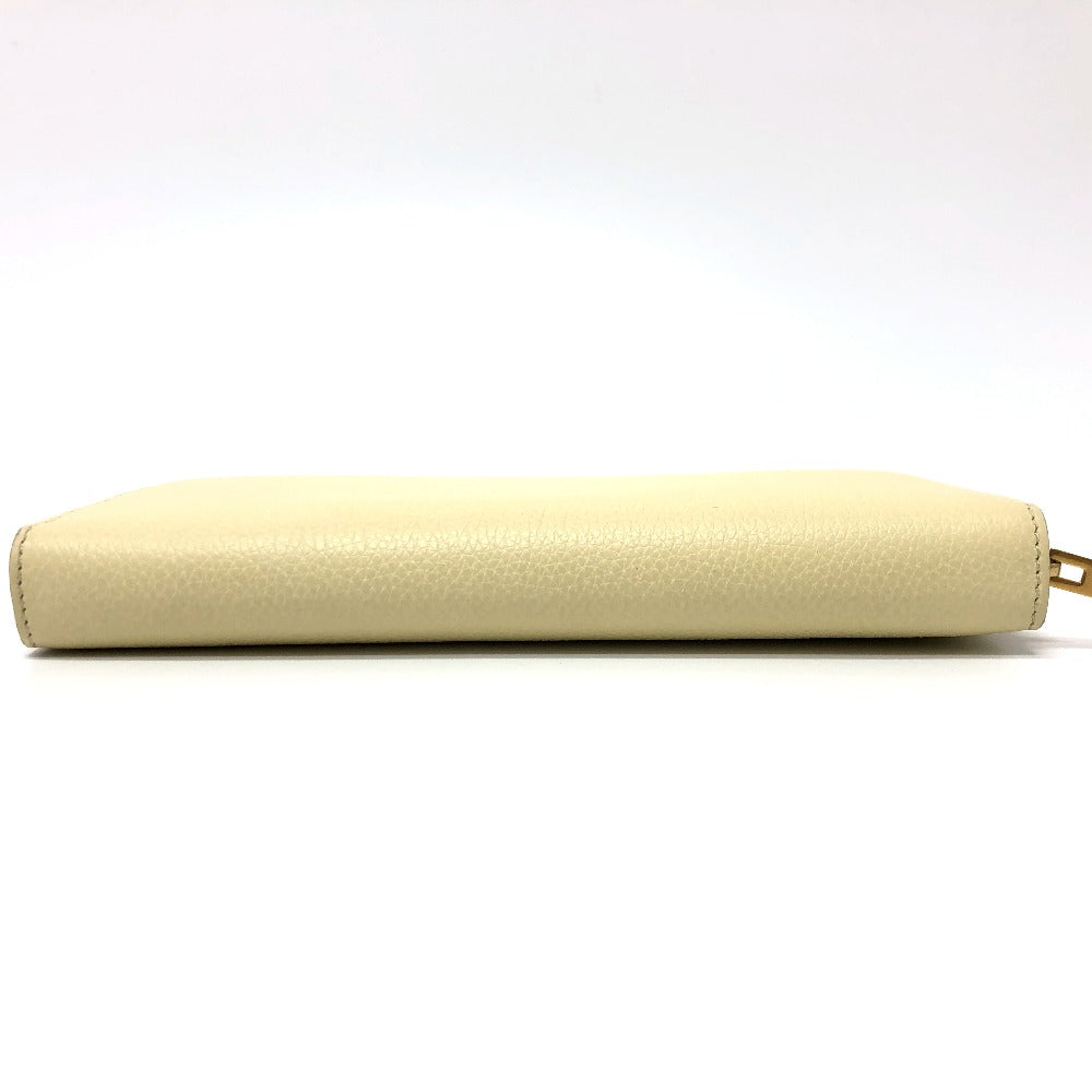 CELINE Long Wallet Purse leather Beige type Long wallet Women