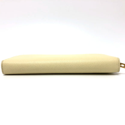 CELINE Long Wallet Purse leather Beige type Long wallet Women