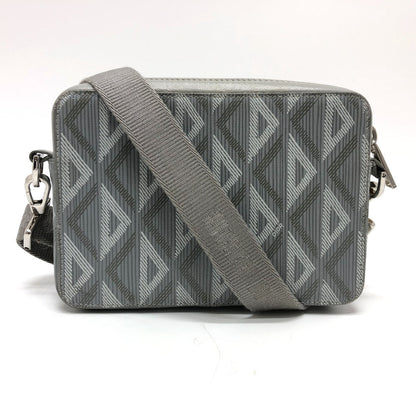Dior Shoulder Bag 2ESBC119DCO Coated canvas / leather gray CD diamond pouch mens
