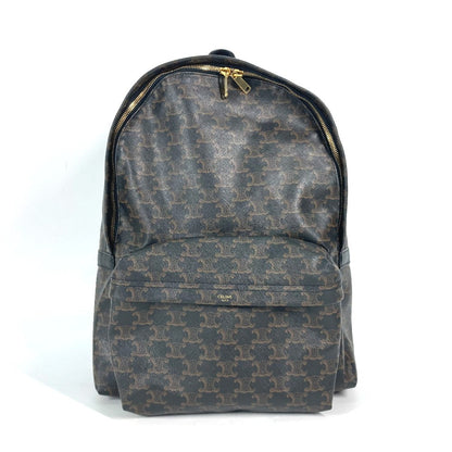 CELINE Backpack leather Brown Bag Triomphe Women