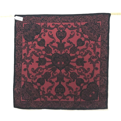 Dior scarf silk black logo paisley Women