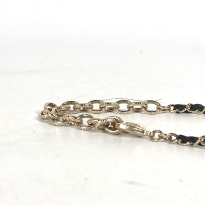 CHANEL Necklace AB9152 metal black A22 CC COCO Mark Rhinestone Choker