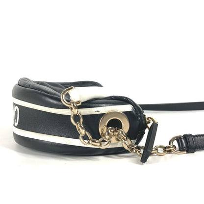 Dior Shoulder Bag M7200ONOA leather black Canage VIBE Hobo Bag Small Women