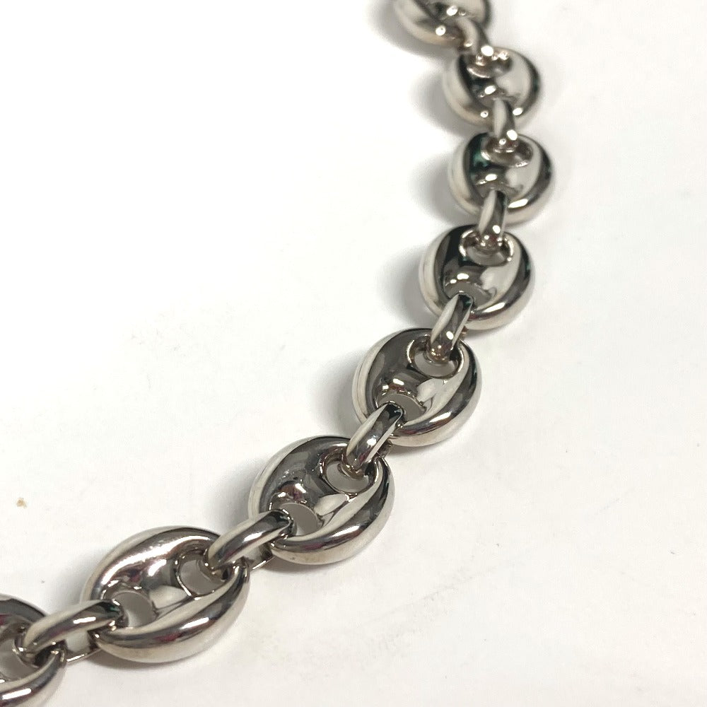 Dior Necklace N2062HOMMT metal Silvertype Chain Necklace Accessories Cylinder Cannage mens