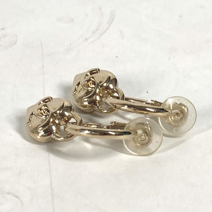 CHANEL Earring metal gold 22B CC COCO Mark Heart