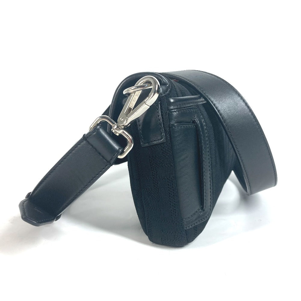 FENDI Shoulder Bag 7VA472 Mesh, Leather, Rubber black mesh Mamma Bucket mens