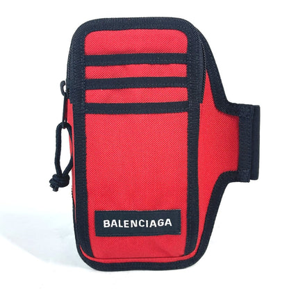 BALENCIAGA Pouch 6559472 Nylon Red Explorer Explorer Arm Phone Holder