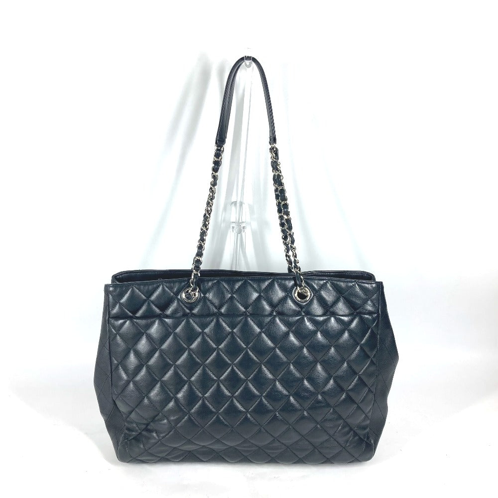 CHANEL Shoulder Bag A91046 lambskin black CC COCO Mark Matelasse Quilting unisex(Unisex)